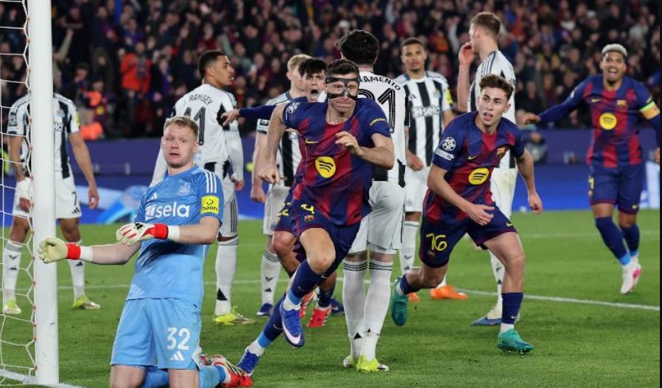 برشلونة يكتسح نيوكاسل الانقليزي بسباعية ويتأهل لربع نهائي دوري أبطال أوروبا