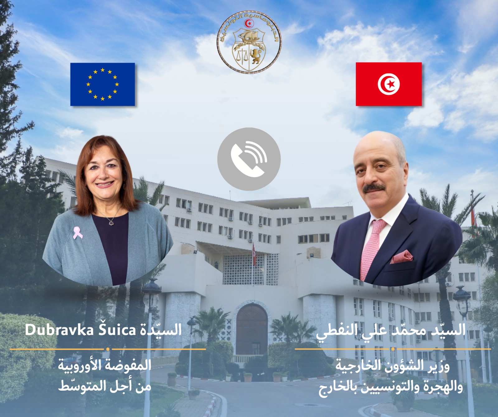 وزير الخارجيّة يؤكّد ضرورة مراجعة علاقات الشراكة بين تونس والاتحاد الأوروبي لتكون أكثر توازنا وعدلًا