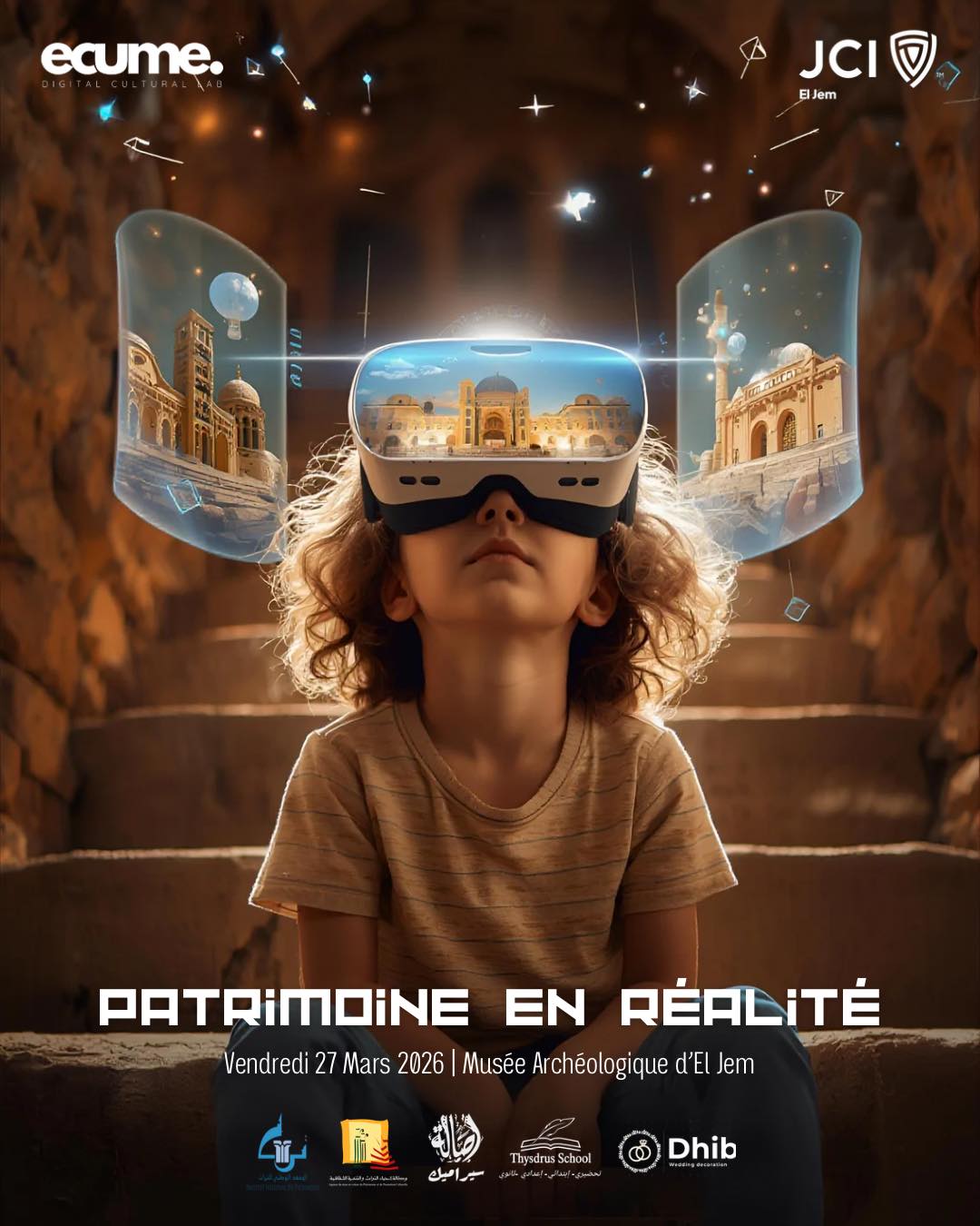  تظاهرة "التراث على أرض الواقع": موجهة للناشئة لاكتشاف تاريخ تونس عبر الواقع الافتراضي والورشات التفاعلية والالعاب التعليمية 