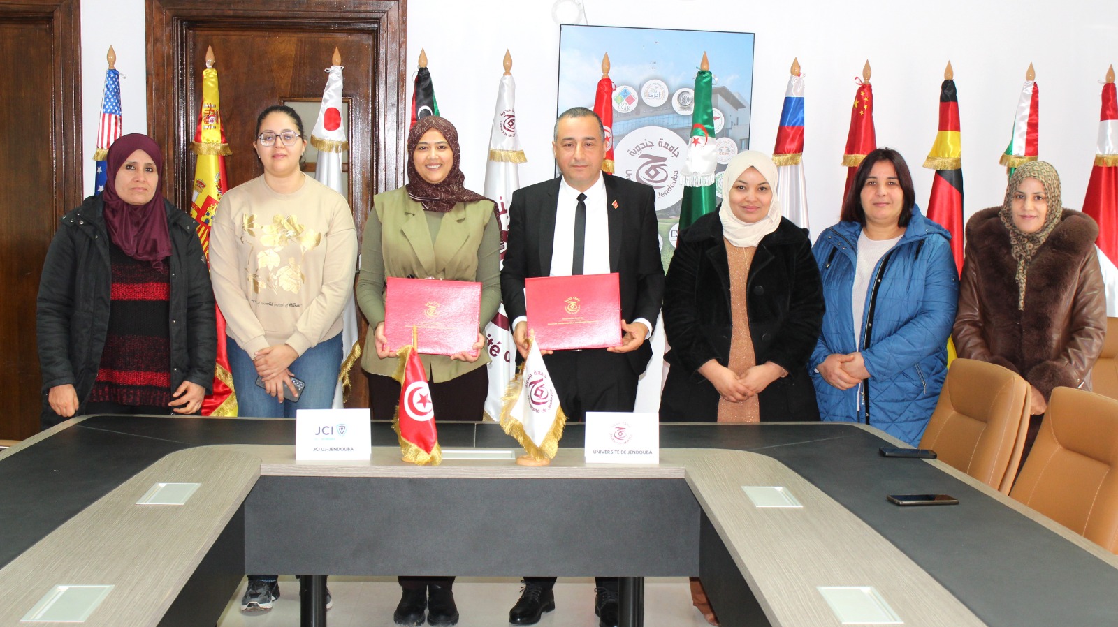  جندوبة: جامعة جندوبة توقع اتفاقية شراكة مع الغرفة الفتية العالمية لتنمية المبادرات الذاتية في احداث المشاريع