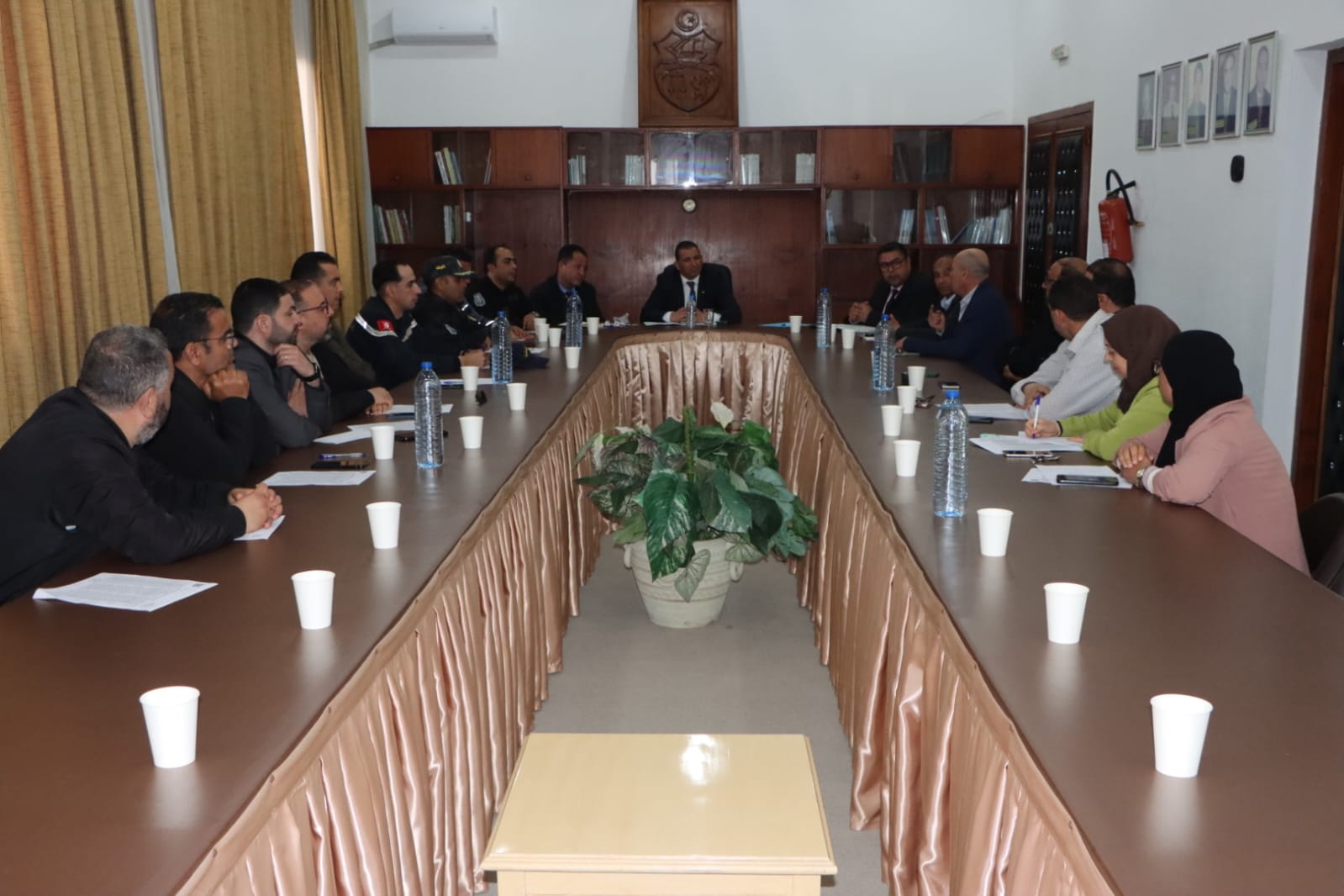 المنستير: الاستعداد لتنظيم وتأمين مقابلة الدور النهائي لبطولة تونس آكابر لكرة السلة.