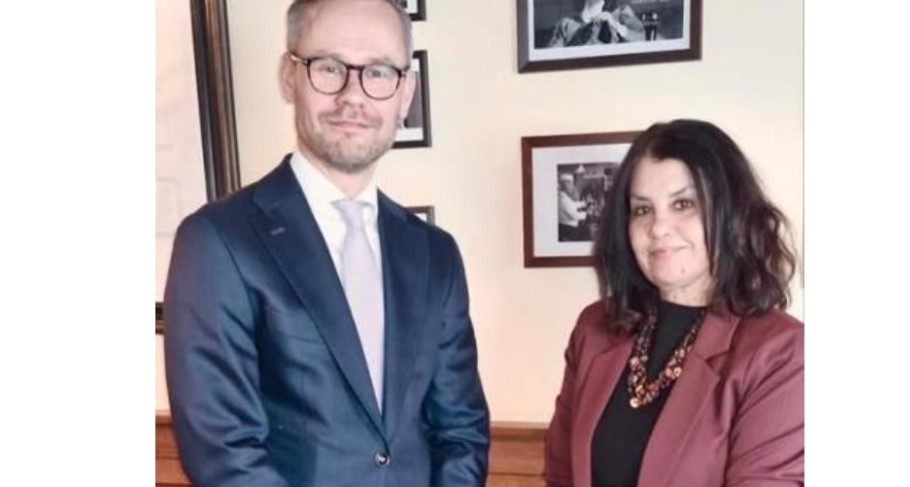 سفيرة تونس بفنلندا تبحث مع نائب رئيس الديوان برئاسة الجمهورية الفنلندية مجالات التعاون الثنائي وآفاقه