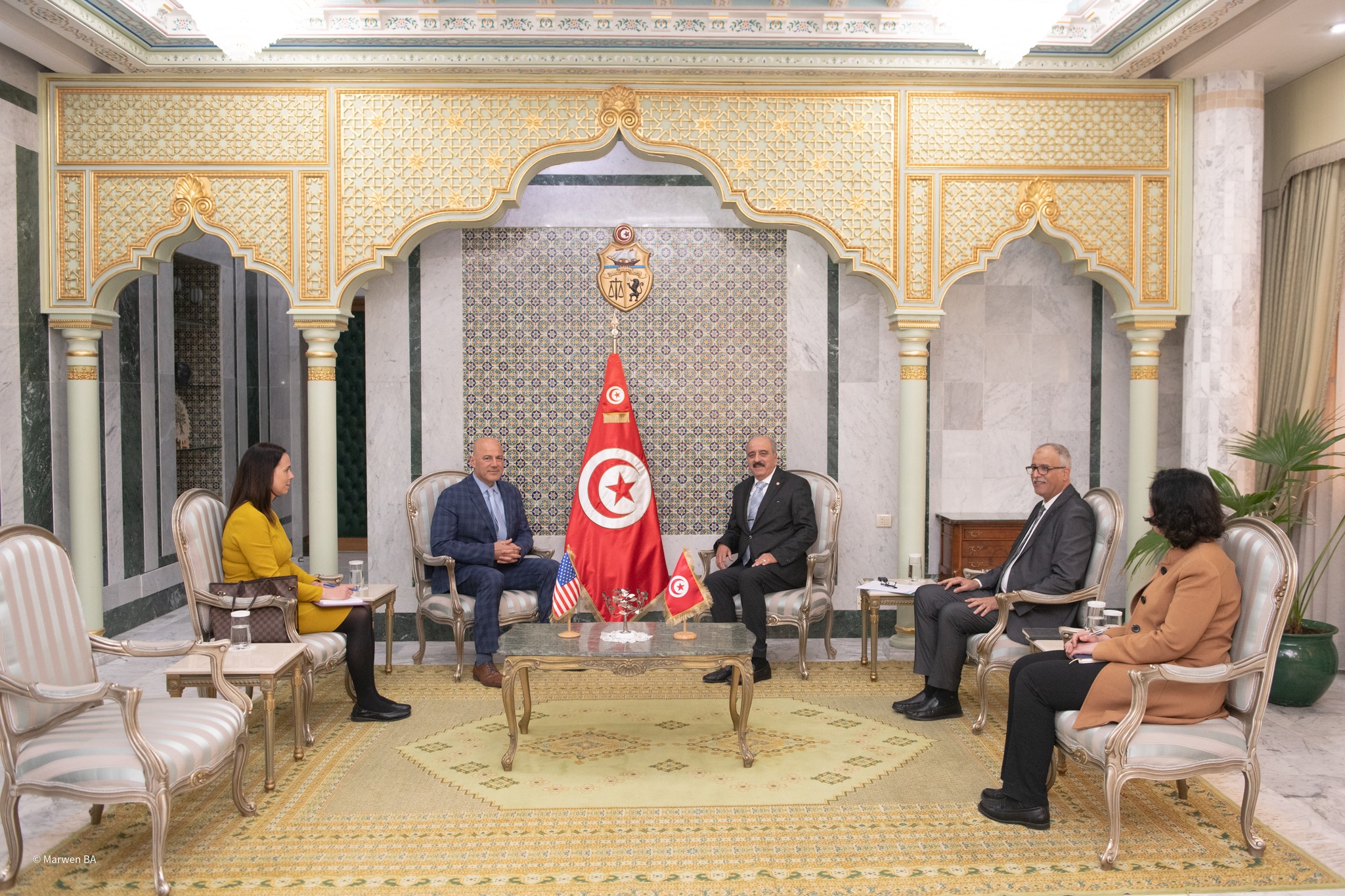 وزير الخارجية يستقبل سفير الولايات المتّحدة الأمريكية بتونس.