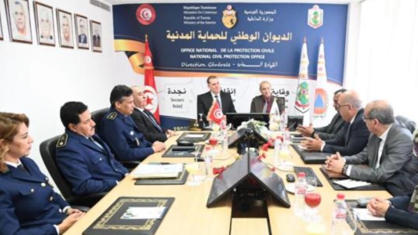 توقيع اتفاقية إطار للتعاون بين المجمع الكيميائي التونسي والديوان الوطني للحماية المدنية