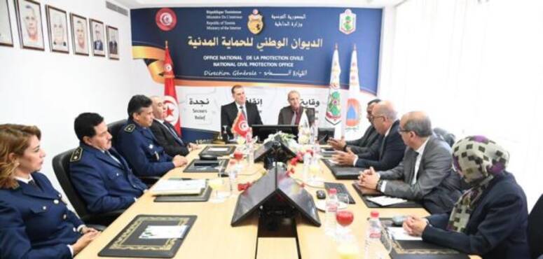 توقيع اتفاقية إطار للتعاون بين المجمع الكيميائي التونسي والديوان الوطني للحماية المدنية