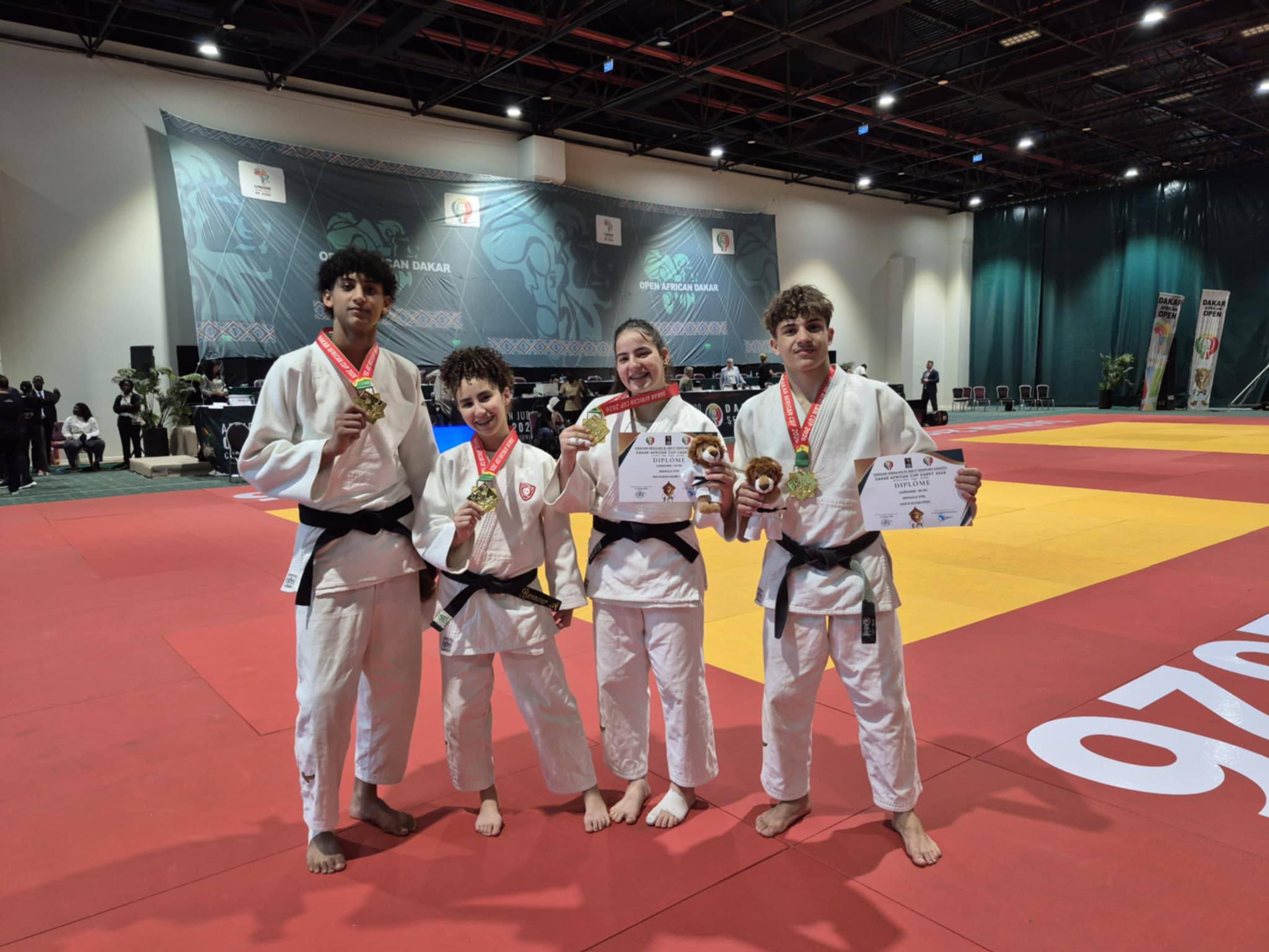 تونس تتوج بـ7 ميداليات منها 4 ذهبيات في بطولة إفريقيا للجودو للأصناف الشابة بالسينغال
