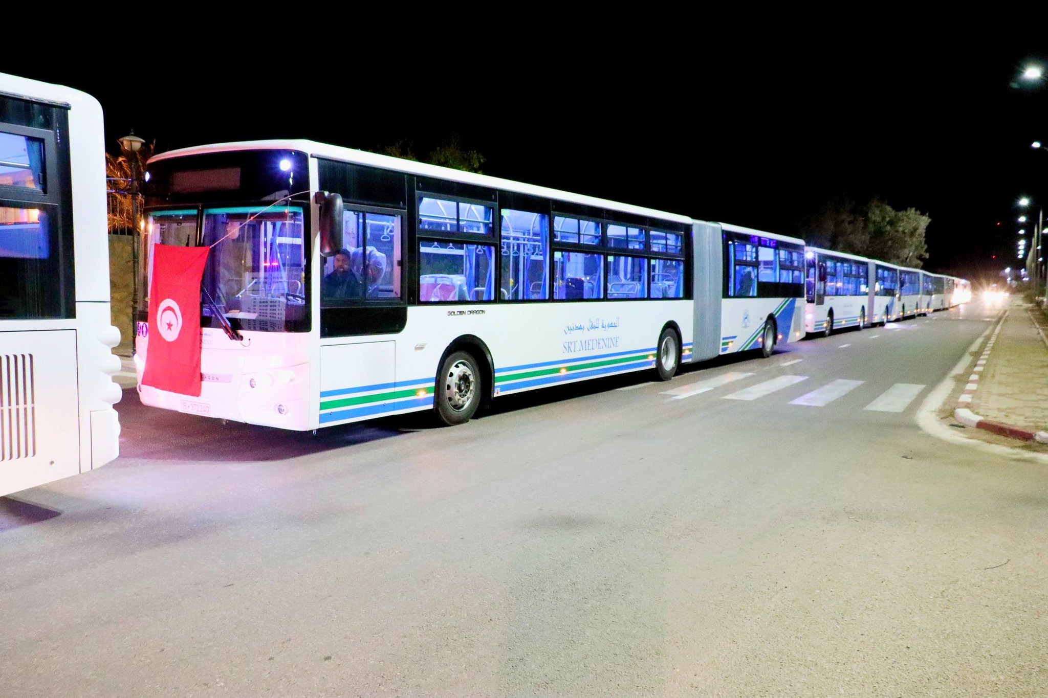 ولاية تطاوين تتسلم 7 حافلات مزدوجة جديدة