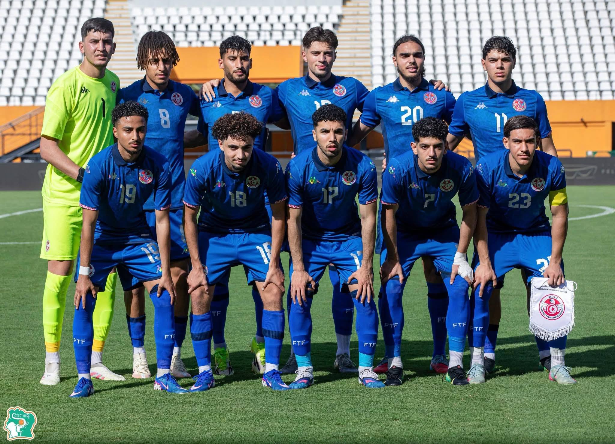 المنتخب التونسي لكرة القدم تحت 23 عاما ينهزم أمام نظيره الإيفواري 0-3