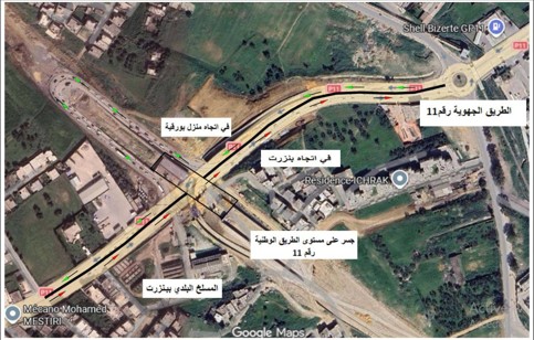 الأشغال ستتواصل 3 أشهر: تحويل جزئي لحركة المرور بمدينة بنزرت بداية من اليوم
