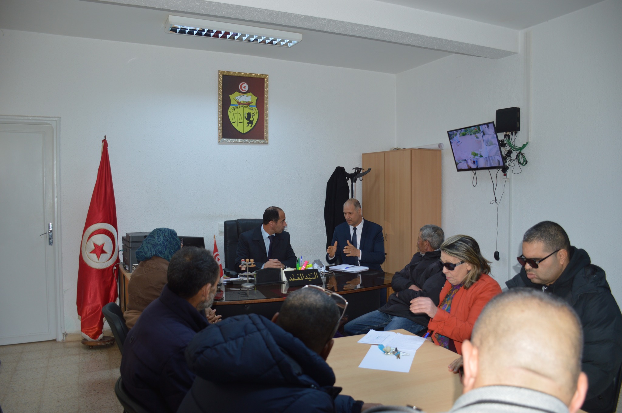 الكاف : جلسة عمل  بمعتمدية الجريصة لفض الاشكاليات العالقة 