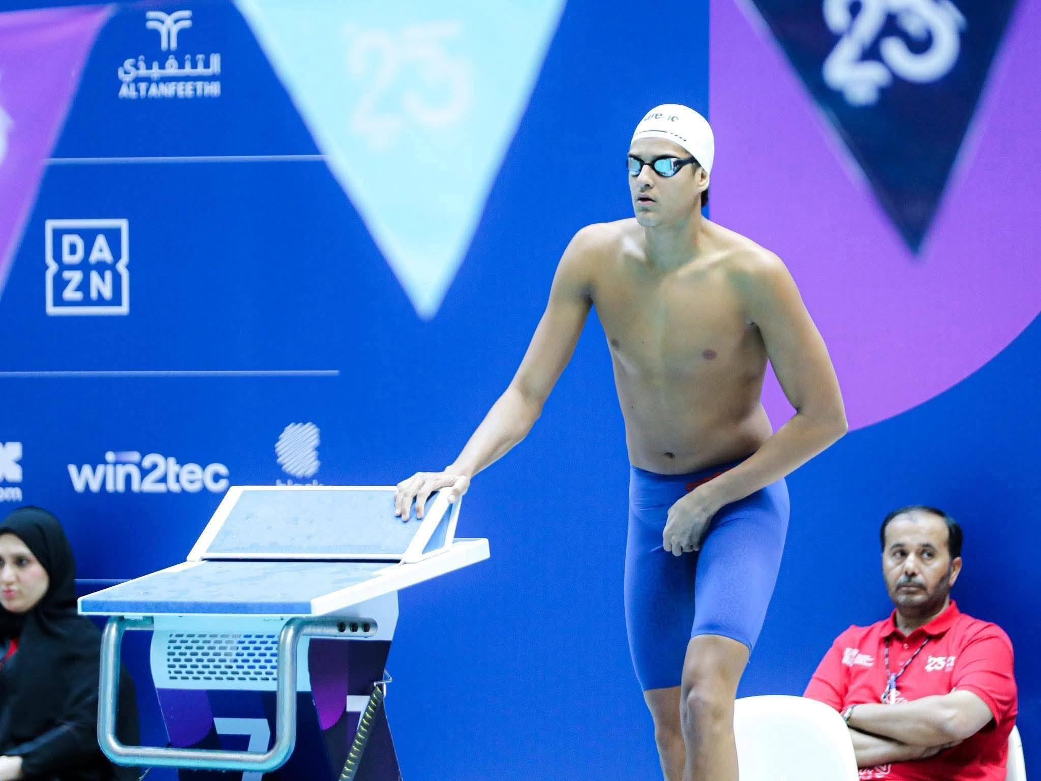 بطولة الجامعات الفرنسية للسباحة: ذهبية وفضيتان لمحمد ياسين بن عباس