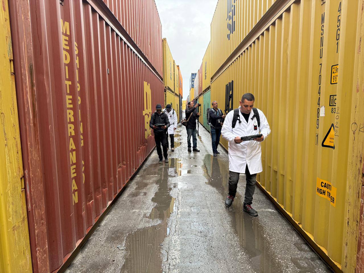 ميناء رادس التجاري: عملية مسح للحاويات توقيا من المواد الخطرة والمُشعة (صور)