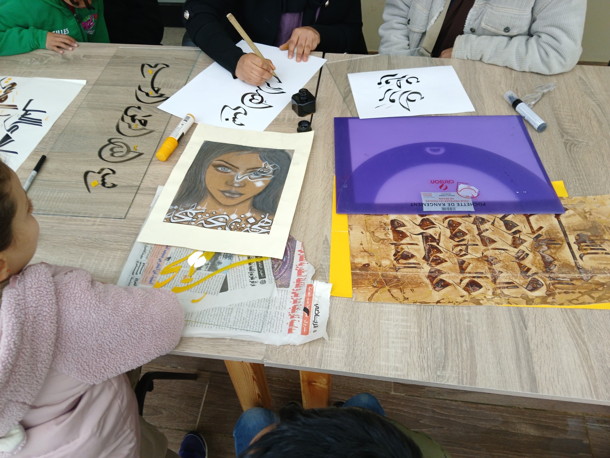 افتتاح المشروع الفني "وادي الليل مدينة للخط العربي"