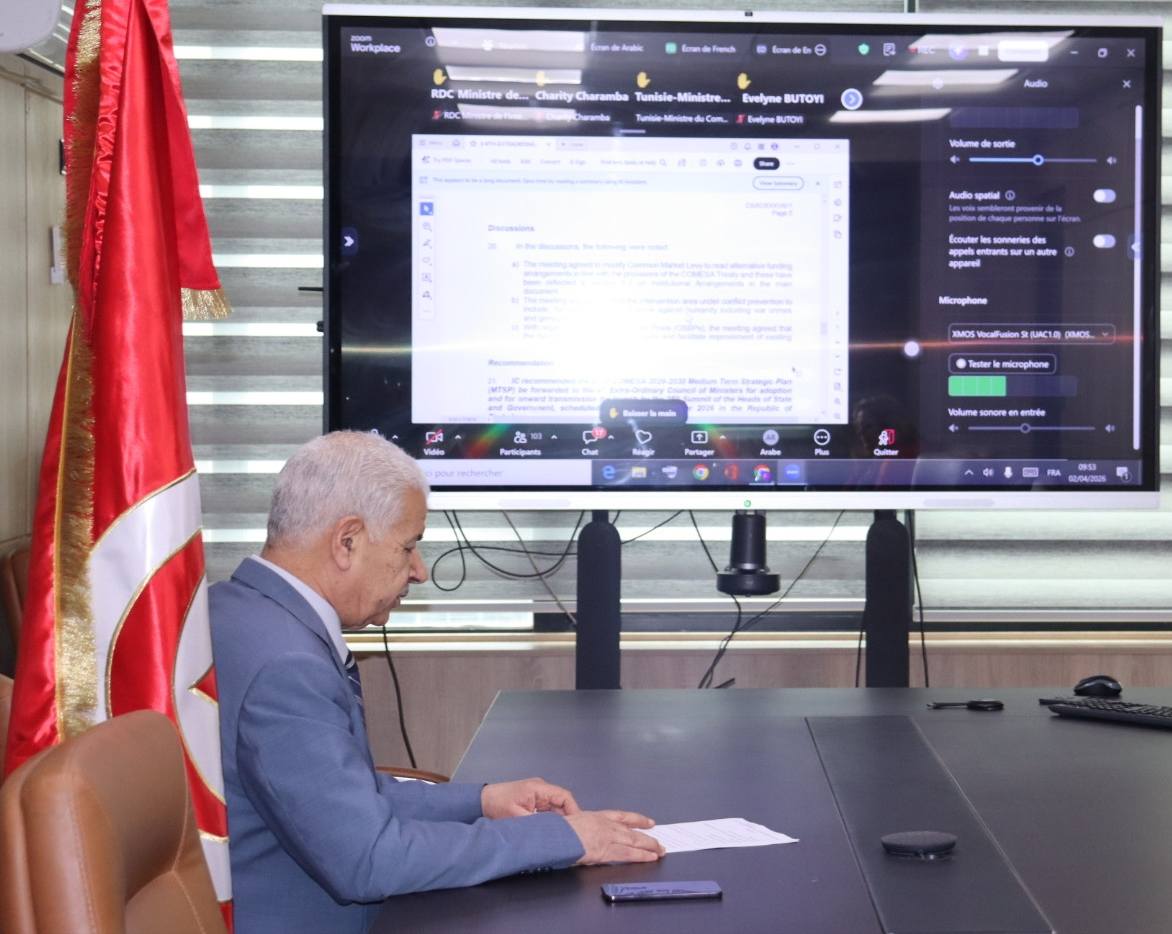 وزير التجارة وتنمية الصادرات يؤكد اهمية الاستراتيجية التي اعدتها الكوميسا لتنفيذ اتفاقية منطقة التجارة الحرة القارية الافريقية