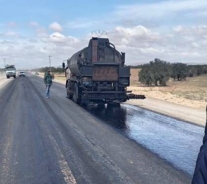 سيدي بوزيد: تقدّم بـ74% في أشغال تهيئة الطريقين المحليتين عدد 891 و889