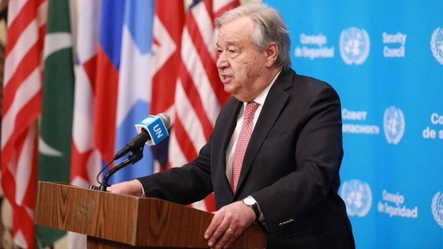 غوتيريش يرحب بوقف إطلاق النار بين الولايات المتحدة وإيران