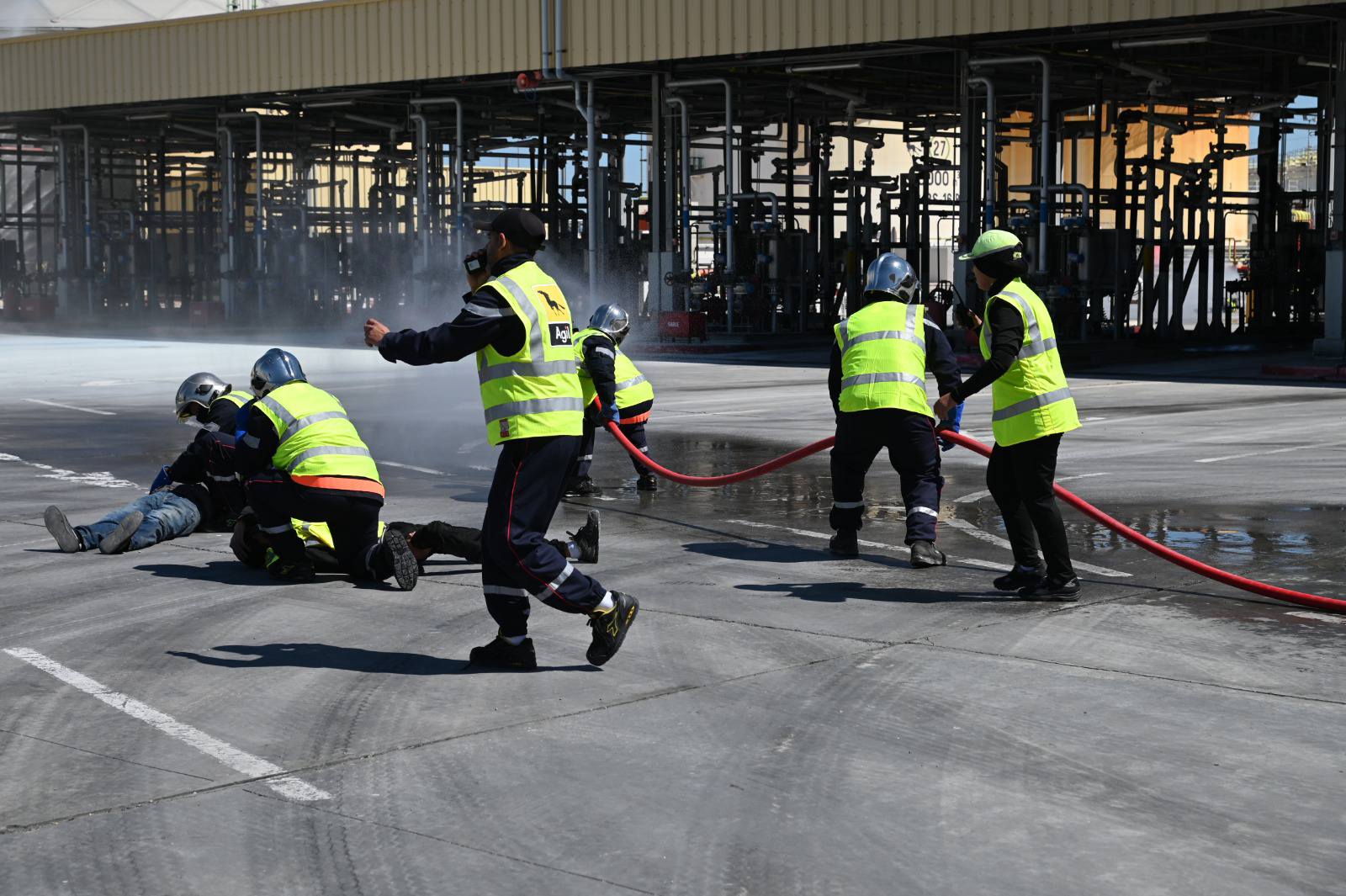 عمليّة بيضاء  بالمنطقة البترولية برادس