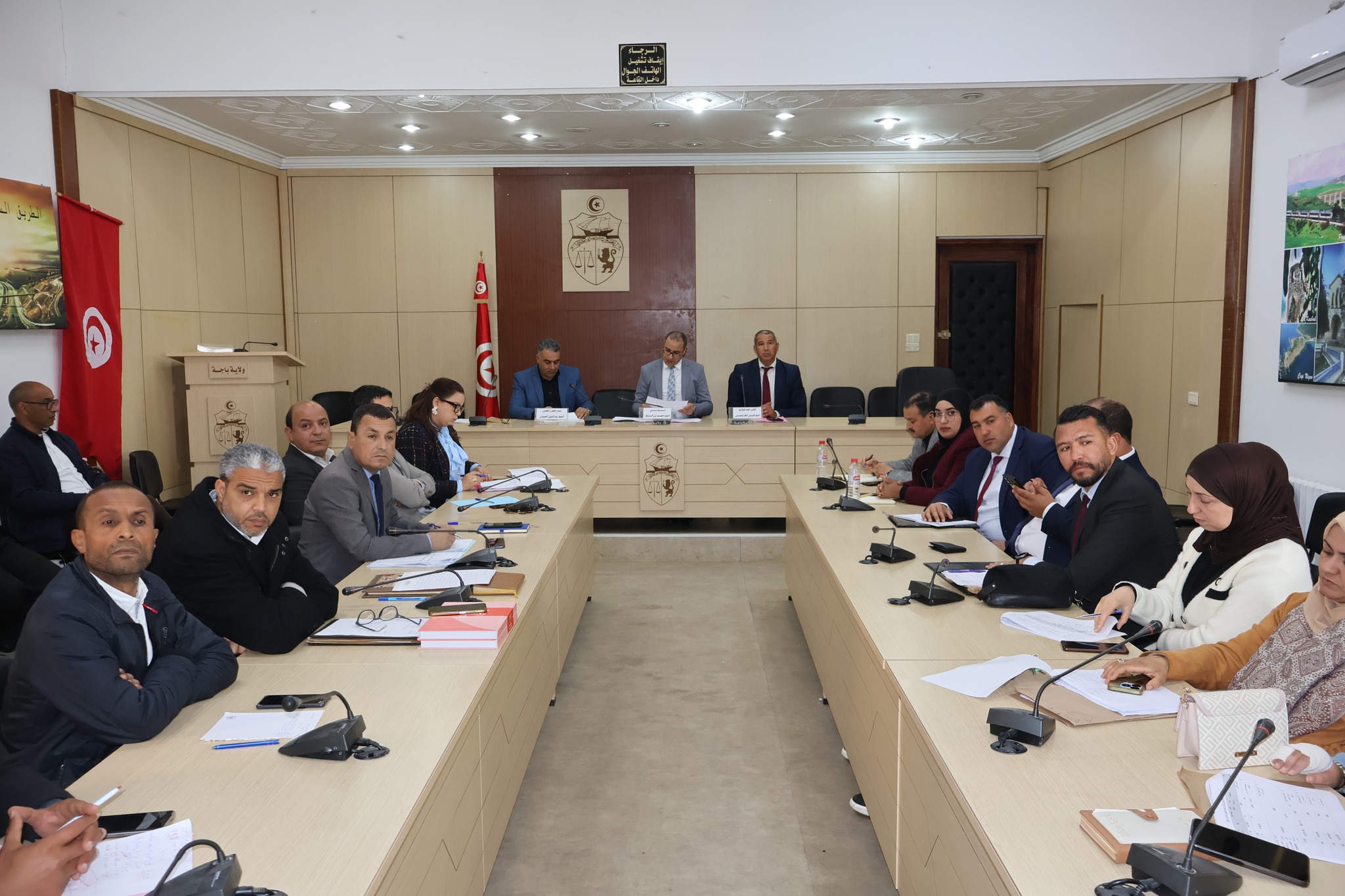 باجة : المتابعة الدورية لتقدم انجاز مشاريع البرنامج الجهوي للتنمية