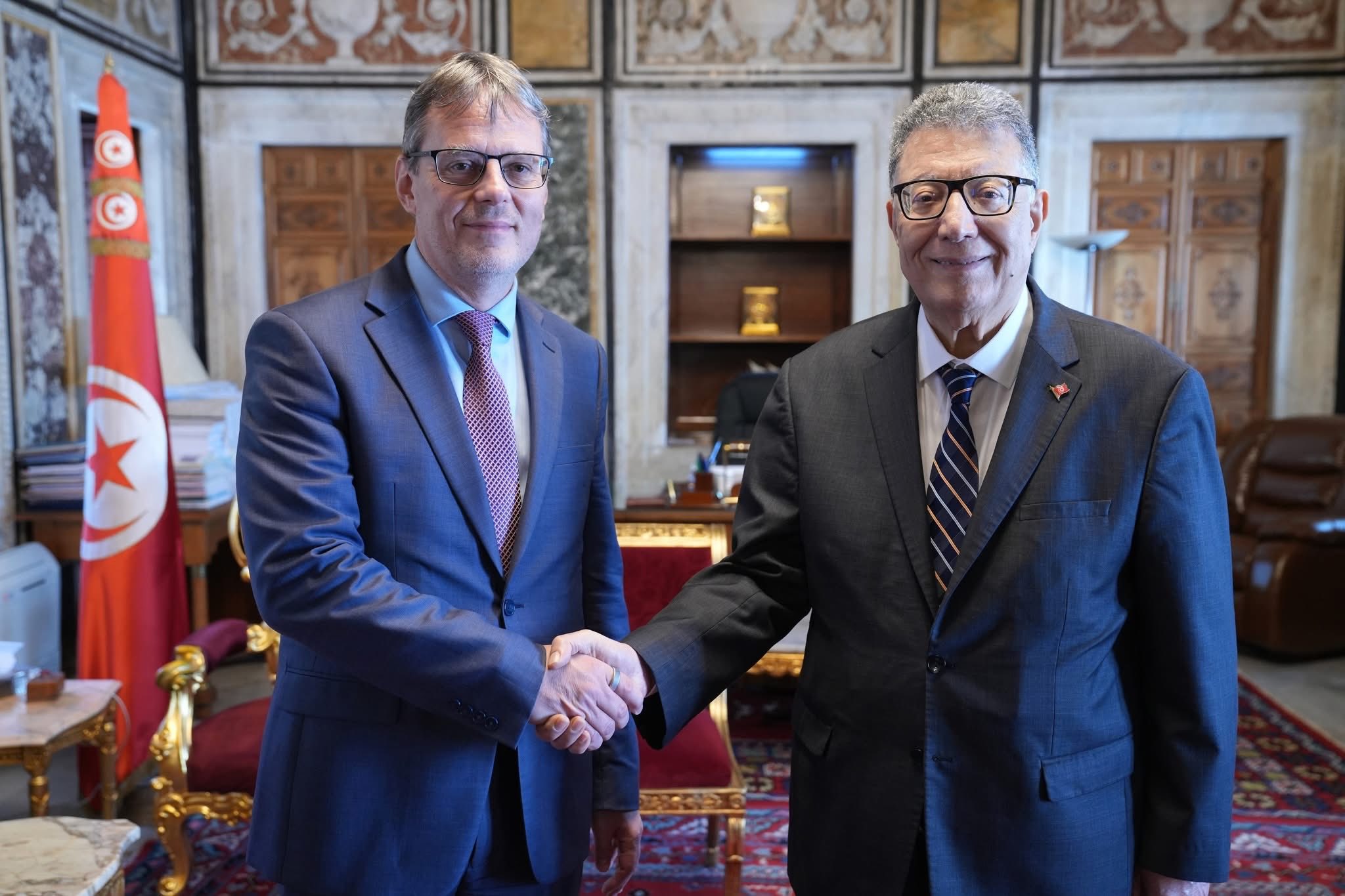 رئيس البرلمان وسفير جمهورية التشيك بتونس يؤكّدان علاقات التعاون الوثيق بين البلدين
