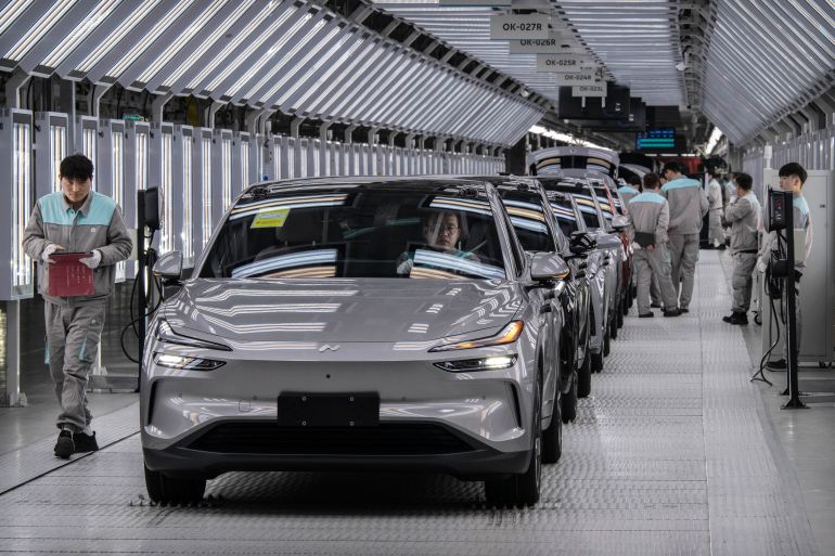 ارتفاع صادرات السيارات الكهربائية الصينية في أعقاب الحرب الإيرانية بنسبة 4ر82%