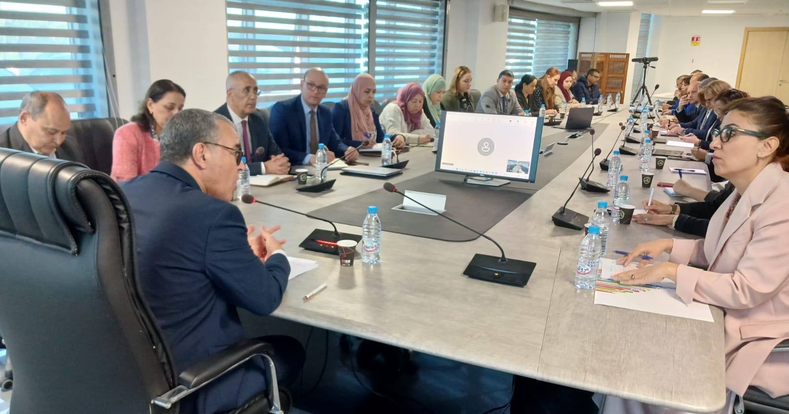 جلسة عمل بين وزير الاقتصاد وممثلي الأمم المتحدة لدفع التنسيق وتحسين تنفيذ المشاريع التنموية