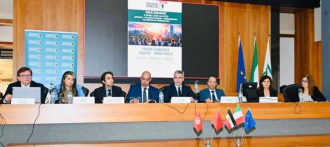 سفارة الجمهورية التونسية بايطاليا تشارك في فعاليات منتدى الاعمال لاستعراض مجالات التعاون بين مقاطعة ماركي وبلدان شمال افريقيا