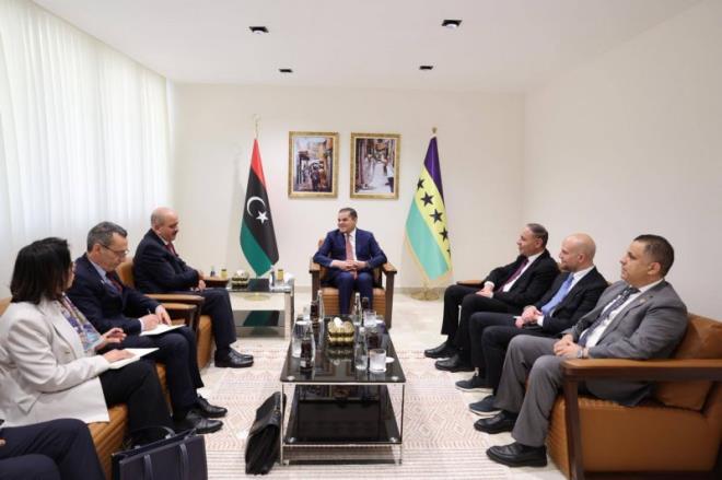 مزيد دفع العلاقات الثنائية وإعطائها انطلاقة جديدة، محور لقاء النفطي في طرابلس، برئيس الحكومة الليبية