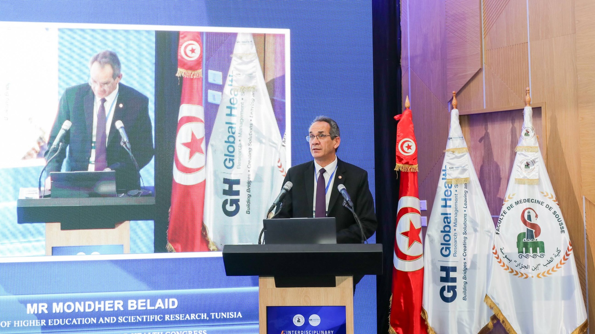 سوسة: افتتاح أشغال المؤتمر الدولي الرابع للصحة والبحث والتكوين الطبّي في الشرق الأوسط وشمال إفريقيا.