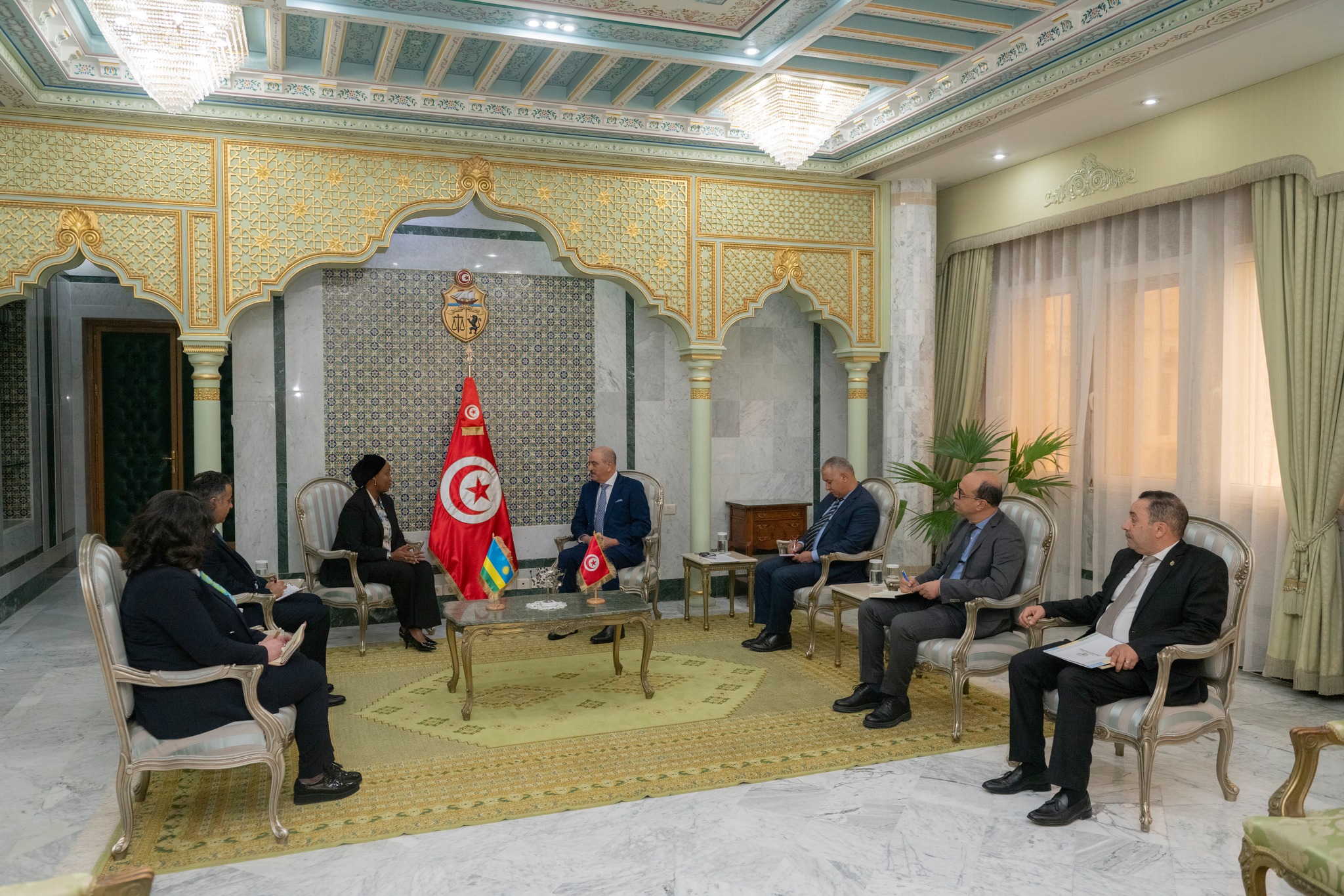 وزير الخارجية يتسلم نسخة من أوراق اعتماد سفيرة رواندا الجديدة بتونس