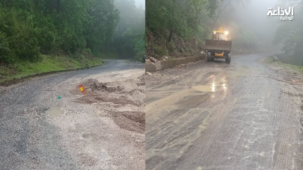 جندوبة: انزلاق أرضي بين ببوش وحمام بورقيبة ودعوة مستعملي الطريق إلى الحذر