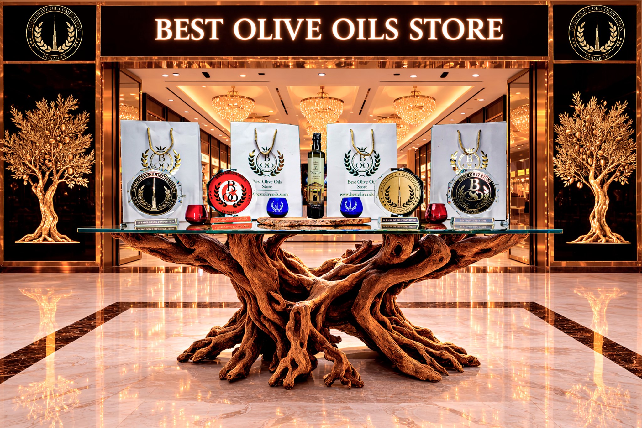 تتويج زيت زيتون تبرسق بالميدالية الذهبية في المسابقة العالمية بدبي