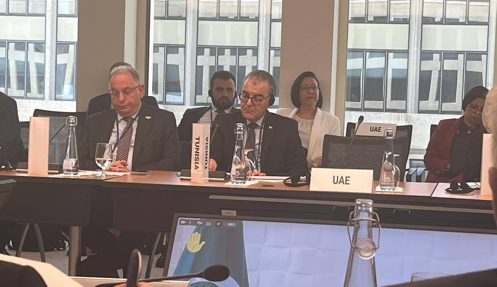 وزير الاقتصاد يؤكد من واشنطن ضرورة أن تكون التمويلات المخصّصة لمجابهة تداعيات الحرب تمويلات إضافية لا تؤثّر على تمويل المشاريع الجارية