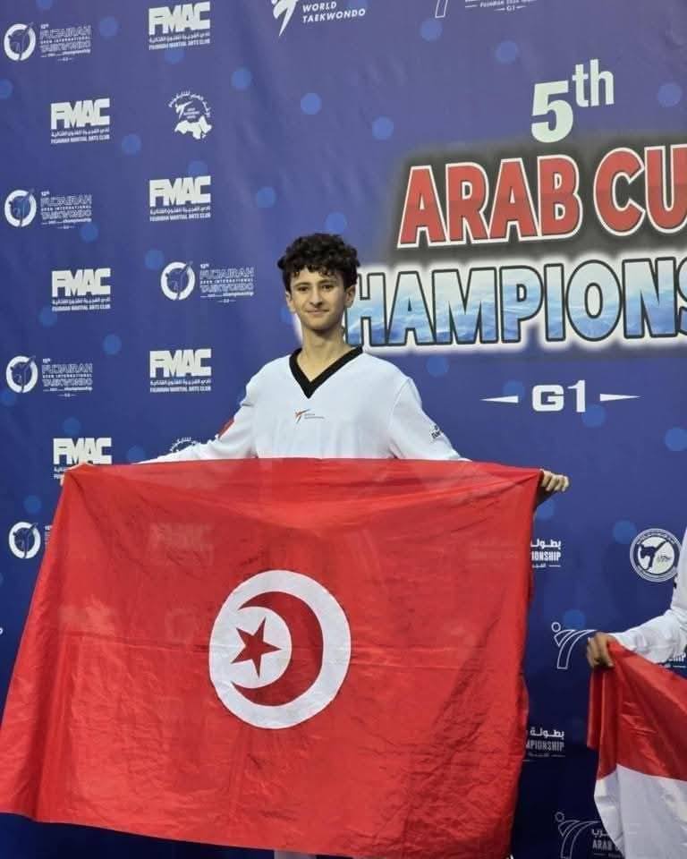 مونديال التايكواندو للاواسط والوسطيات : مالك المقراني يحرز فضية وزن أقل من 51 كلغ