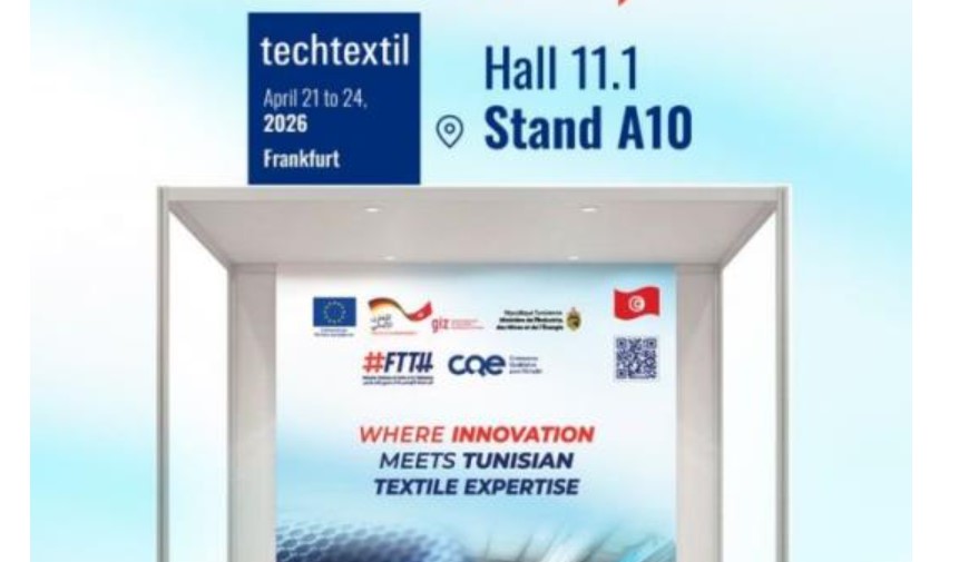  من 21 إلى 24 أفريل الجاري: تونس تُشارك في صالون "تاك تكستيل" بمعرض فرانكفورت الدولي بألمانيا