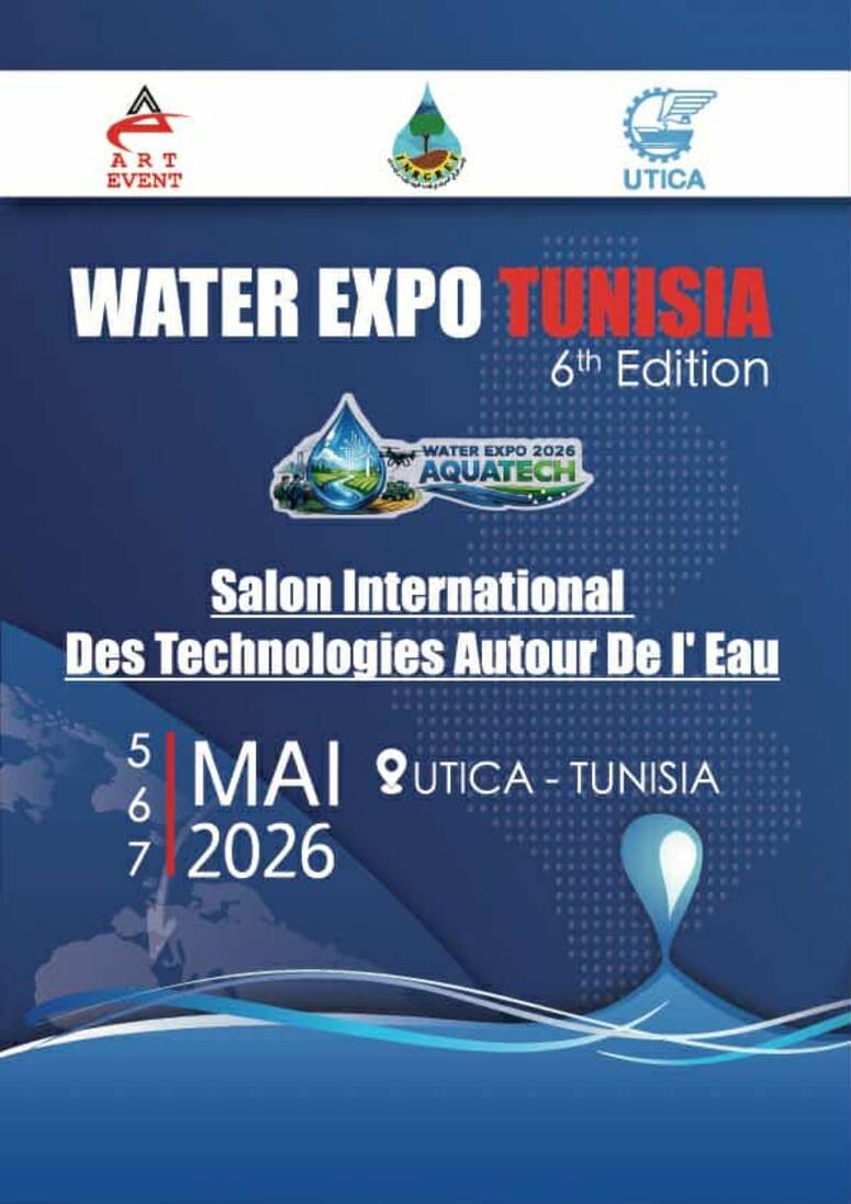 تونس تحتضن الدورة الــ 6 لصالون تكنولوجيا المياه من 5 إلى 7 ماي 2026
