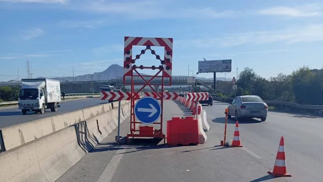 غلق محوّل هرقلة على الطريق السيارة أ1 في اتجاه سوسة