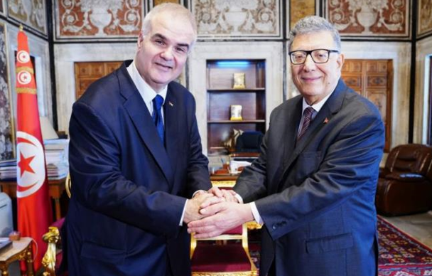 خلال لقائه بودربالة : سفير فلسطين يشيد بمساعي تونس لدى المؤسسات البرلمانية لحشد الدعم للقضية الفلسطينية