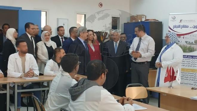 وزير التشغيل والتكوين المهني يشرف على تدشين ثلاث منصات تكوين مهني حديثة بولاية نابل