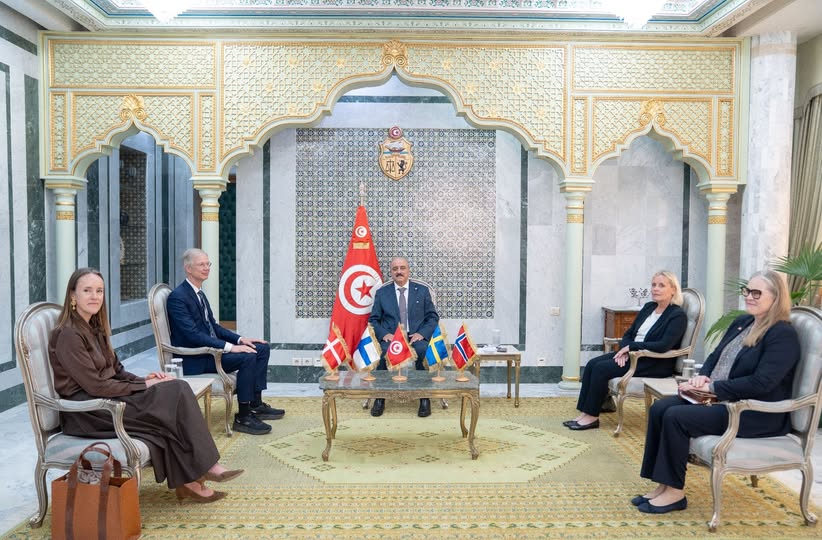  وزير الخارجيّة يشرف على جلسة عمل مع سفراء دول شمال أوروبا المعتمدين بتونس
