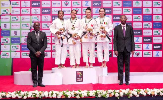 البطولة الأفريقية للجيدو - ميدالية ذهبية لمريم جمور في منافسات اليوم الاول