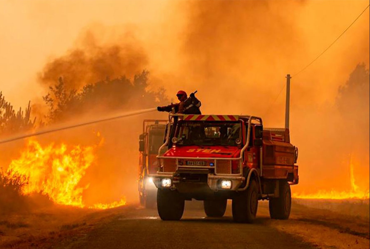 حريق غابات واسع في جنوب النمسا يمتد لمساحة 110 هكتارات