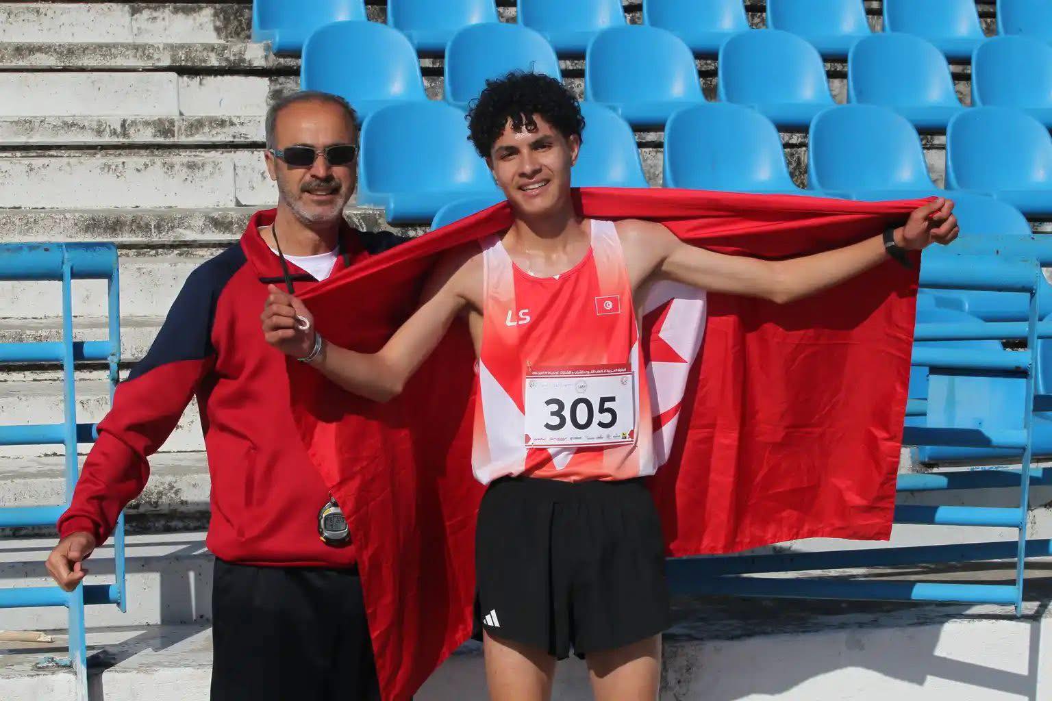 البطولة العربية لألعاب القوى للشباب والشابات: محمد أمين النعيجي يحرز ذهبية سباق 5 آلاف متر مشي