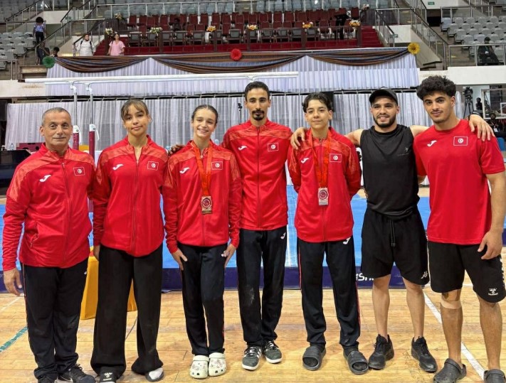 بطولة إفريقيا للجمباز الفني: أحمد العبيدي يحرز برونزية نهائي طاولة القفز أكابر