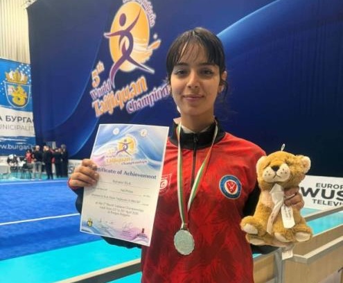 ووشو كونغ فو (بطولة العالم الخامسة للتايجي تشوان ): التونسية ألاء الصغير تتوّج بالميدالية الذهبية لسيف التايشي