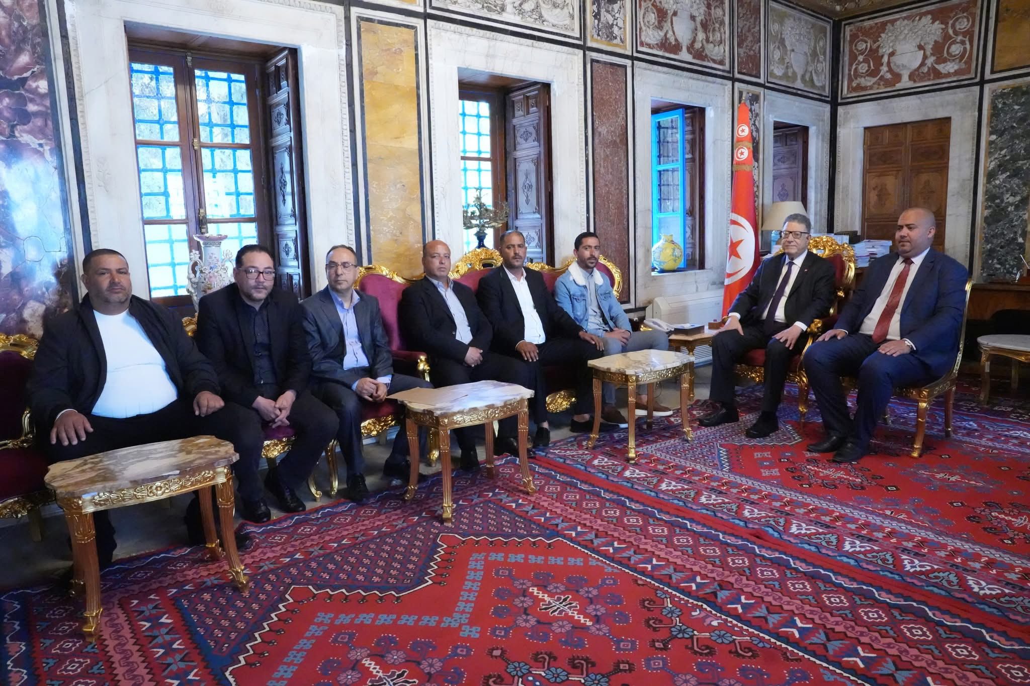 رئيس البرلمان يتلقي أعضاء المجلسين المحليين سوسة المدينة وسوسة سيدي عبد الحميد