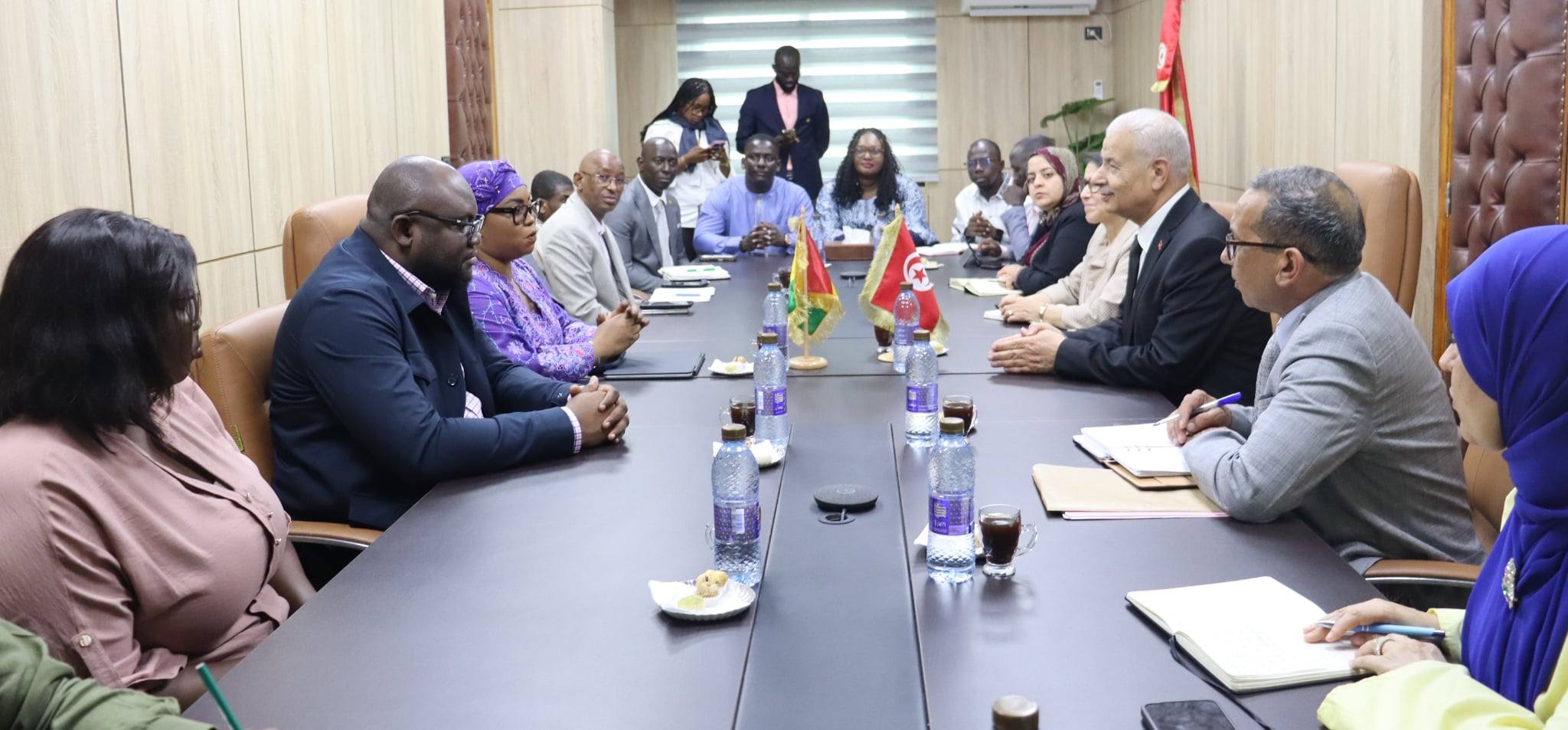 تطوير العلاقات الاقتصادية والتجارية بين تونس وجمهورية غينيا محور لقاء وزير التجارة وتنمية الصادرات بوزيرة الصناعة والتجارة الغينية