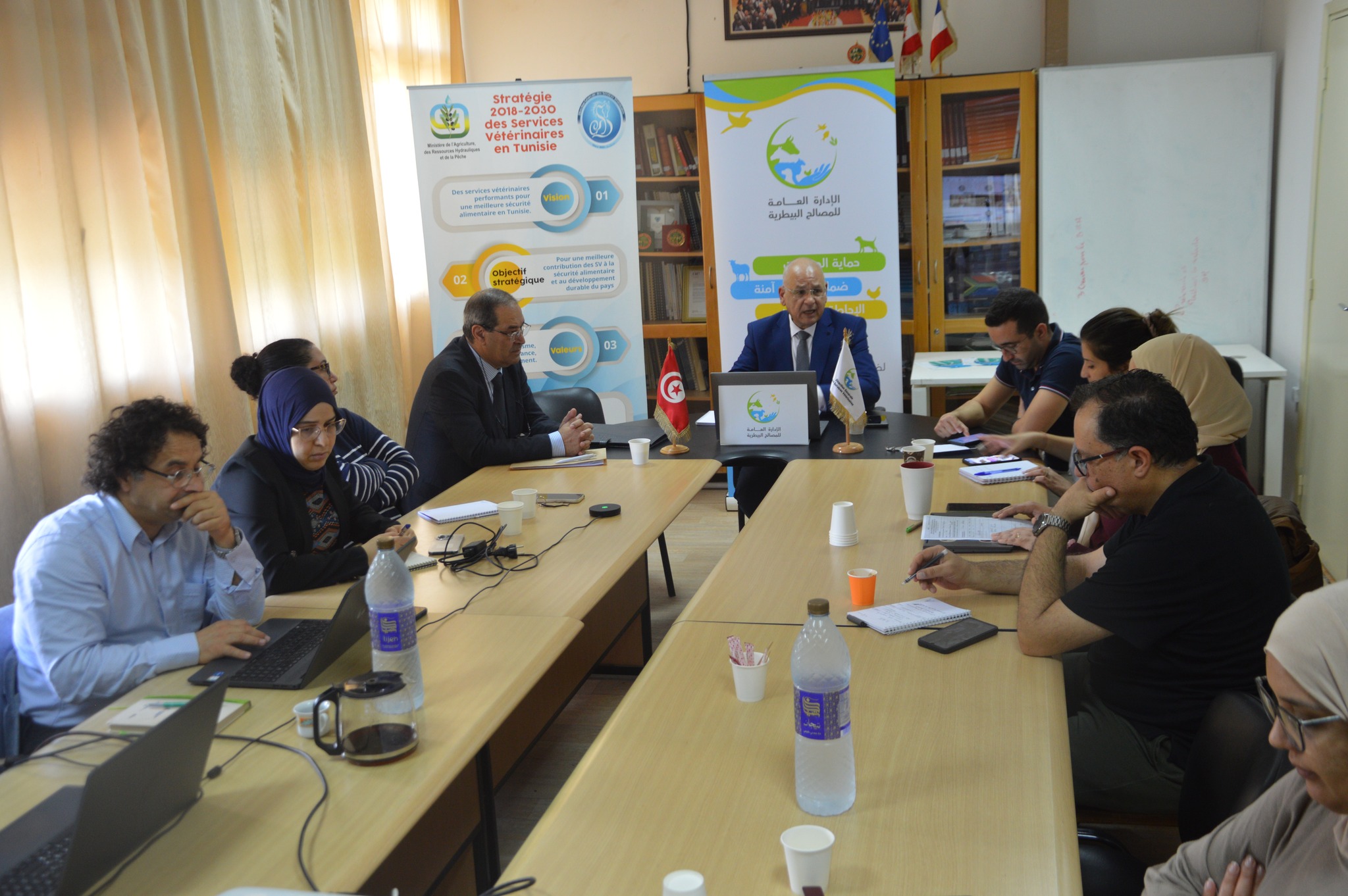 الإدارة العامة للمصالح البيطرية : نحو ارساء استراتيجية وطنية لمقاربة " الصحة الواحدة " للوقاية من المخاطر الصحية المشتركة