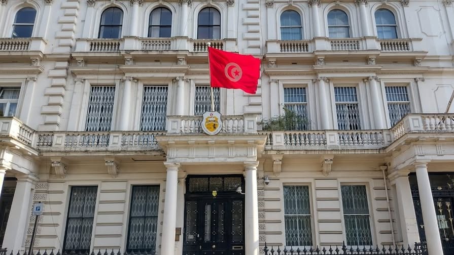 سفارة الجمهورية التونسية بلندن تفتح مقرها يوم غرة ماي 2026 لتمكين الجالية التونسية من استخراج بطاقات التعريف الوطنية