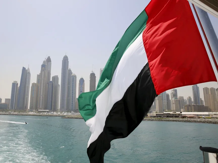الإمارات تندد بما وصفته "بالاعتداء الإيراني ​الإر ه. ا. بي" الذي استهدف ناقلة ‌نفط