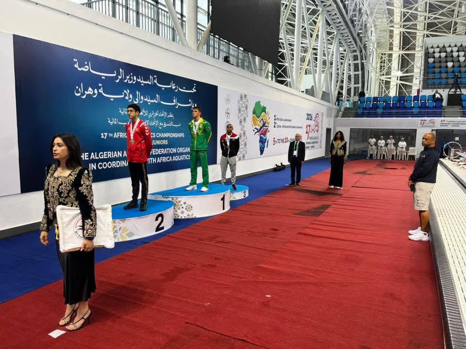 البطولة الإفريقية للسباحة: التونسي يوسف دومة يحرز الميدالية الفضية في سباق 800 م سباحة حرة 